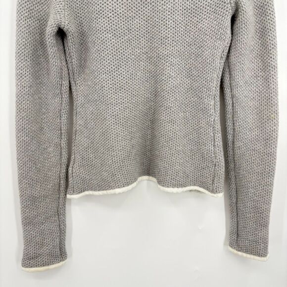 Anthropologie Moth Blakely Gray Floral One Button Knit Cardigan, Sz XS, Boho - Picture 6 of 12